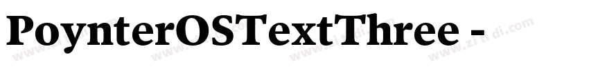 PoynterOSTextThree 字体转换
